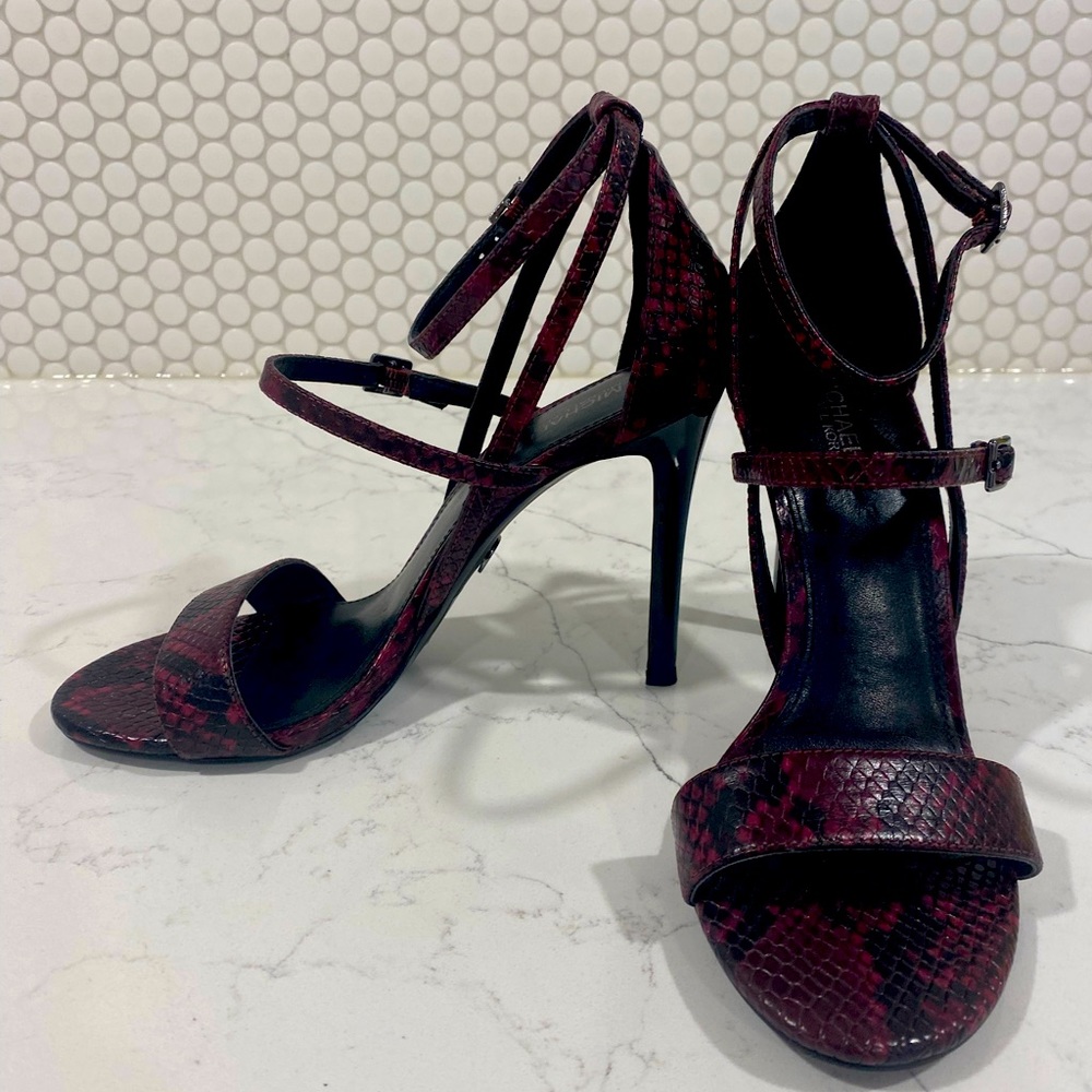 Michael Kors size 7 open toe heels.  Never been worn. True to size